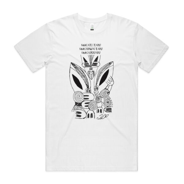 TDC - Mens Tee - Kaua e kite i te kino, Kaua e rongo ki te kino, Kaua e korero kino Thumbnail