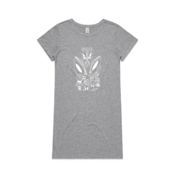 TDC - Womens Dress - Kaua e kite i te kino, Kaua e rongo ki te kino, Kaua e korero kino Thumbnail